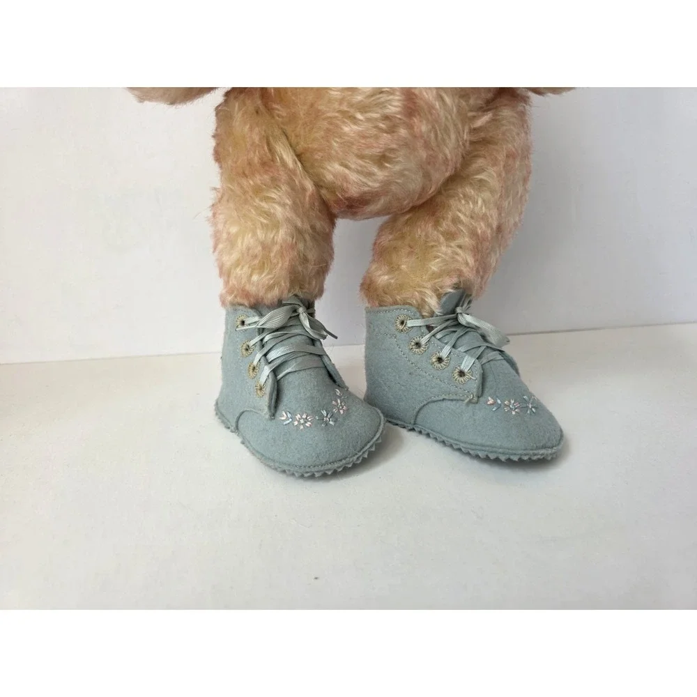 Artist Teddy Bear Karen Conradi pink white bear 12